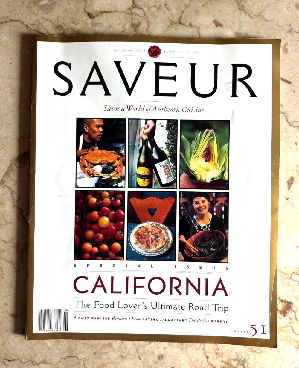 Saveur Magazine Special Issue No 151 Spring 2001 California Food Lover Road Trip